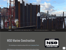 Tablet Screenshot of msomarine.co.uk
